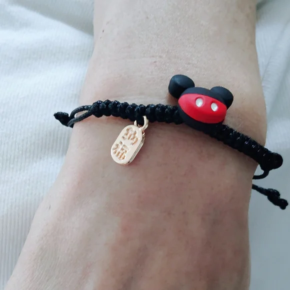 Mickey Mouse Black and Red Bracelet - Picture 2 of 2